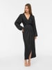 Vila Kleid mit V-Ausschnitt in Black1