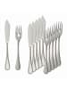 Villeroy & Boch 12-tlg. Fischbesteck Kreuzband Septfontaines in Silber – in silber