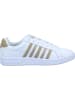 K-SWISS Schnürschuhe, Sneakers Low in white/cornstalk/metallic