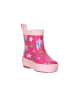 Playshoes Gummistiefel Halbschaft Sterne in Pink