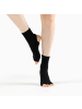 MUNADUNA Anti-Rutsch Yoga-/Pilates-Zehensocken – offene Zehen & offene Ferse in Schwarz