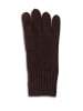 CASH-MERE.CH Bio Handschuhe in Dunkelbraun