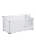 relaxdays Frühbeet in Transparent - (B)100 x (H)50 x (T)50 cm