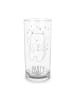 Mr. & Mrs. Panda Trinkglas Bär Party mit Spruch in Transparent