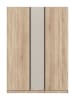 ebuy24 Kleiderschrank Oakland Eiche 130 x 53 cm