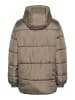 Pieces Wattierte Jacke in Morel