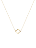 Elli Halskette 925 Sterling Silber Kleeblatt in Gold