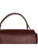 Toscanto Leder Handtasche Toscanto Tasche dunkelrot, schwarz ca. 26cm