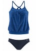 Venice Beach Tankini in marine-blau