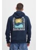 BLEND Hoodie BHSweatshirt 20716521 lässiger Hoodie mit Rückenprint in Blau