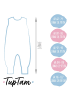 TupTam Baby Ganzjahresschlafsack mit Beinen 2,5 Tog in grau Modell 3
