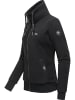 ragwear Kapuzensweatjacke Rylie Fleece Zip Solid in Black