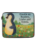 Mr. & Mrs. Panda Laptop Sleeve Pinguin Marienkäfer Design mit Sp... in Weiß