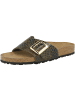 Birkenstock Sandale Catalina Cushion Buckle Synthetik schmal in braun