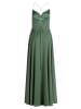 Vera Mont Abendkleid mit Wasserfallausschnitt in Light Aventurine