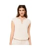 comma V-Kragen T-Shirt für Damen in uni