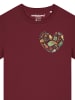 wat? Apparel T-Shirt Gartenliebe in Weinrot