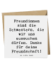 Mr. & Mrs. Panda Geschenkkarte Spruch Freundinnen Schwestern mit... in Weiß