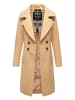 Navahoo Wintermantel Wooly in Beige