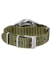 Festina Herrenarmbanduhr Quarz Khakifarben mit Saphirglas Braun / Grün / Silber