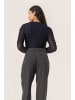 Soaked in Luxury Langarm-Bluse SLSolveig Slim fit in Night Sky