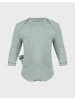 OrganicEra Baby Langarmbody in Aqua Melange