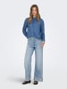 ONLY Hemd in Medium Blue Denim