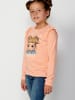 KOROSHI LANGÄRMELIGES MÄDCHEN T-SHIRT in LACHS