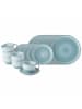 like. by Villeroy & Boch 18er Set Kaffeeservice Perlemor Aqua in blau
