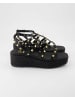 Terry Sandalen in Schwarz