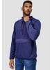 Arizona-Shopping Dünnes Sweatshirt Sport Longsleeve Pullover Sweater mit Bauchtasche in Blau
