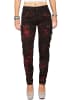 Cipo & Baxx Damen Regular Fit Hose in Bordeaux