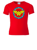 Logoshirt T-Shirt DC - Wonder Woman Logo Circle in rot