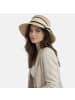 Yuhu Damen Sonnenhut Sommerhut breitkrempig mit Zierband Schleife in Beige