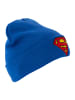 Logoshirt Strickmütze Superman – Logo in blau
