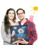 Mr. & Mrs. Panda Sofa Kissen Panda Zauberer Design ohne Spruch in Weiß