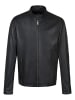 LOUIS SAYN Lederjacke Leather in BLACK