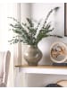 Beliani Blumenvase MAGAN in Beige/Grau - (W) 25 x (H) 31 x (L) 25 cm