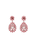 faina Women Earrings in Silver Pink