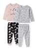 Minoti 2tlg. Set: Pyjama 16pj 25 in grau