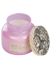 Beliani Kerze DELIGHT BLISS in Rosa - (W) 10 x (H) 10 x (L) 10 cm