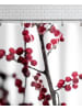 Juniqe Duschvorhang "Red Berries 2" in Rot & Weiß