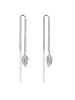 Elli Ohrringe 925 Sterling Silber Feder in Silber