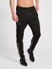 Hummel Hosen Hmlongrid Poly Pants in JET BLACK/FORGED IRON