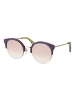 Police Frauen Sonnenbrille Browline Lila