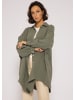 SASSYCLASSY Ultra Oversize Musselin-Blusenhemd lange Variante in Khaki