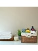 relaxdays Aufbewahrungskorb in Braun/ Creme - (B)31 x (H)20 x (T)31 cm
