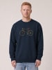 wat? Apparel Sweatshirt Fahrrad in Dunkelblau