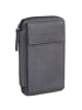 Leonhard Heyden Den Haag Handytasche Leder 11 cm grau