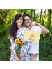Mr. & Mrs. Panda Holzschild Glühwürmchen mit Spruch in Gelb Pastell